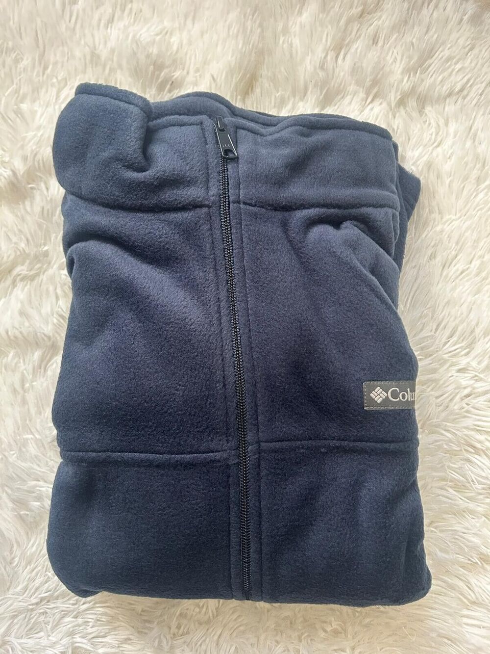 New Columbia Full Zip Granite Mountain Fleece Jacket Men's XXL Navy Blue